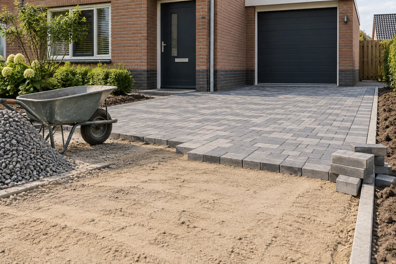 Oprit aanleggen